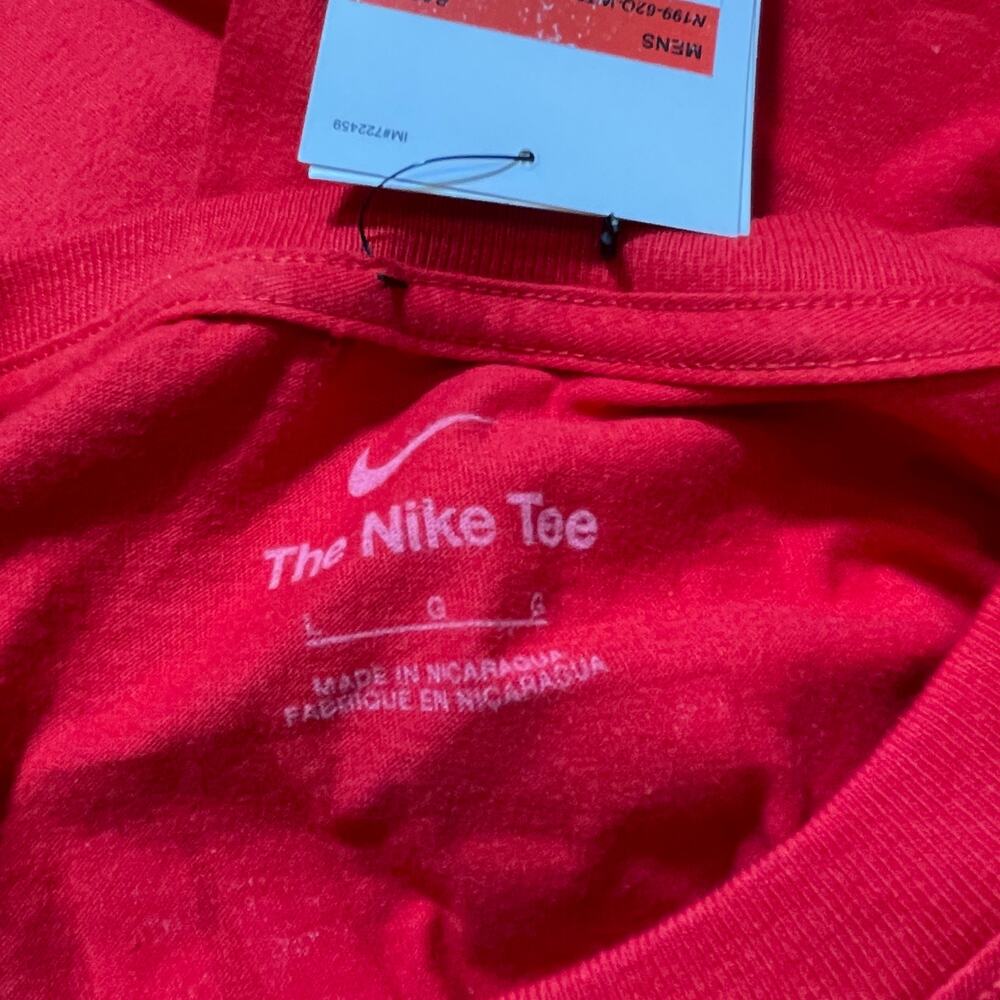 Washington Nationals #40 Gray Nike tee shirt Red Large - Picture 3 of 7